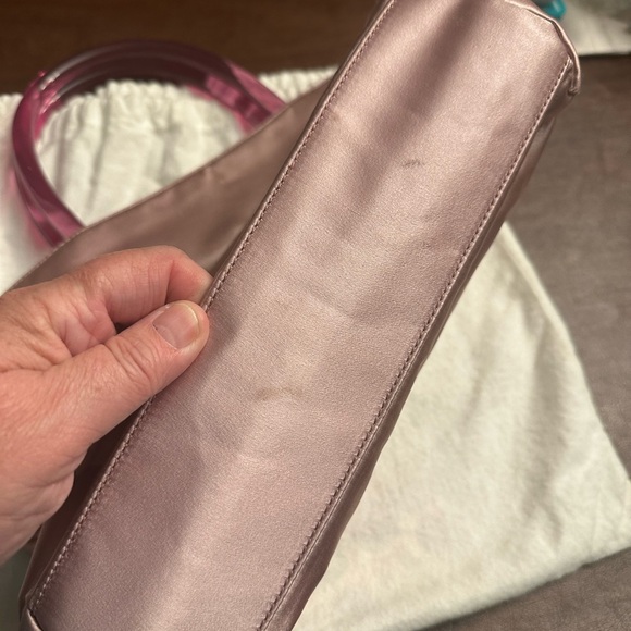 Prada satin tote with duster bag - Picture 5 of 7